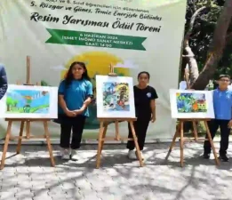 Çocuklar temiz enerjiyi resmetti