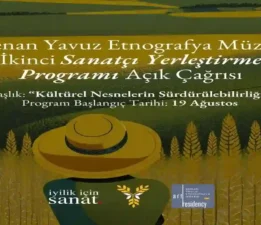 Kültürel Nesnelerin Sürdürülebilirliği Programı Başvuruları Devam Ediyor!