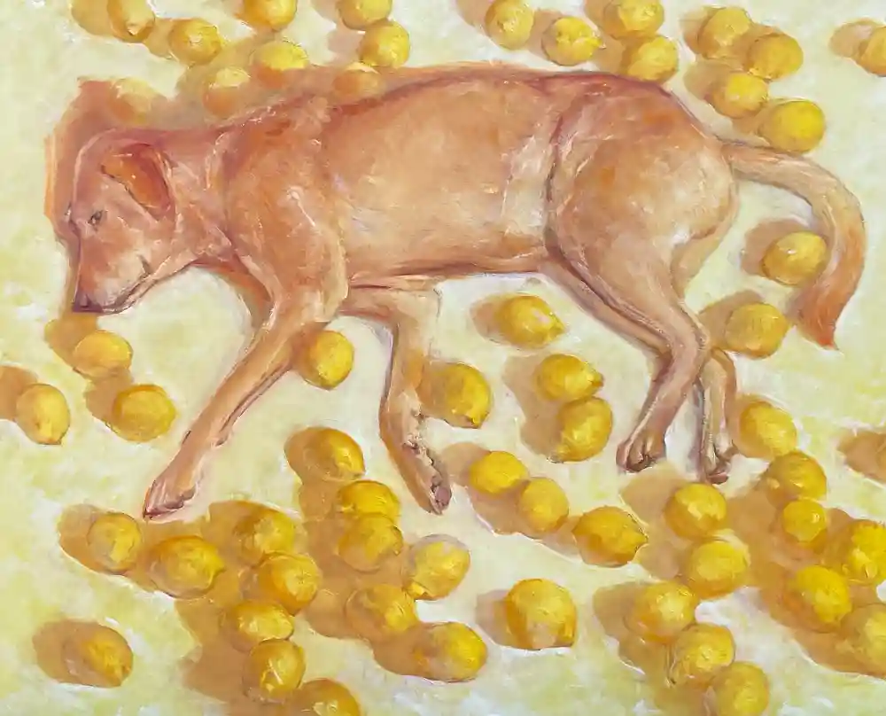 Hakan-Cingoz_Sarikizin-Ruyasi-II_2021_tuval-uzerine-yagli-boya_105x130cm (1)