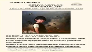 Anita Galeri 2024 – 2025 sanat sezonunu Soner Çakmak’ın “Dünya