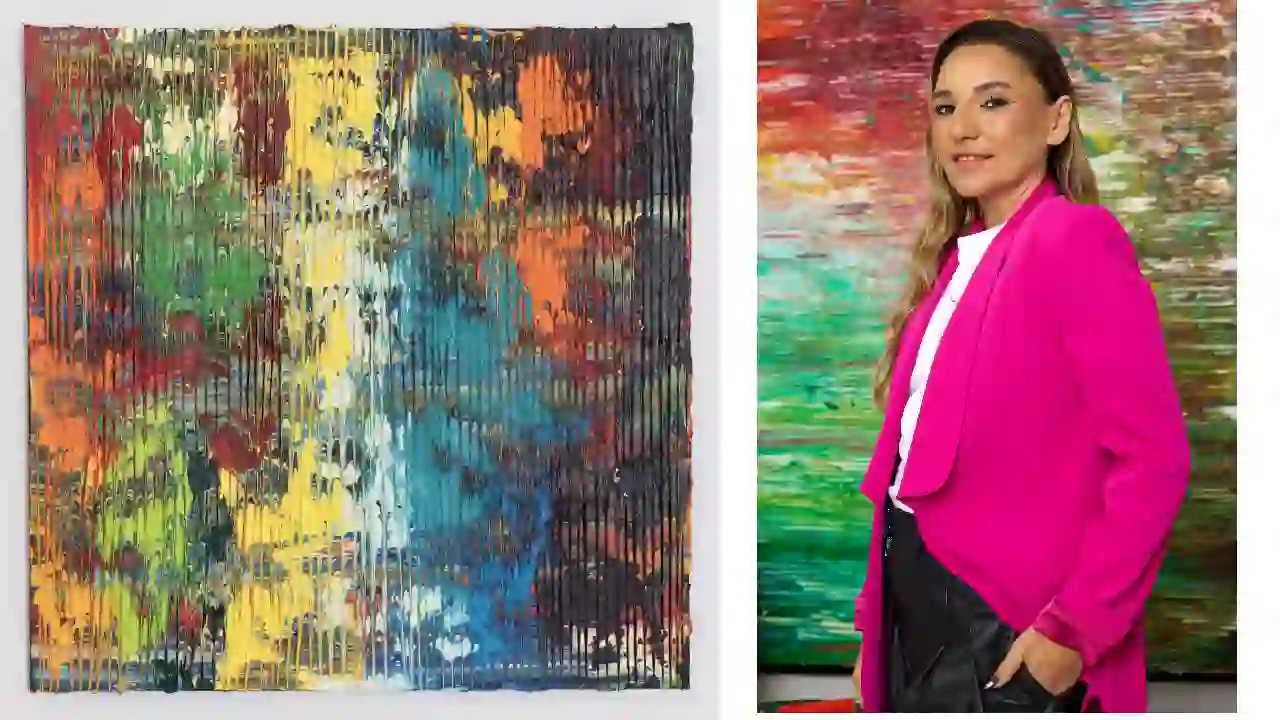 Burcu Ünlü World Art Dubai Fuarı’nda!