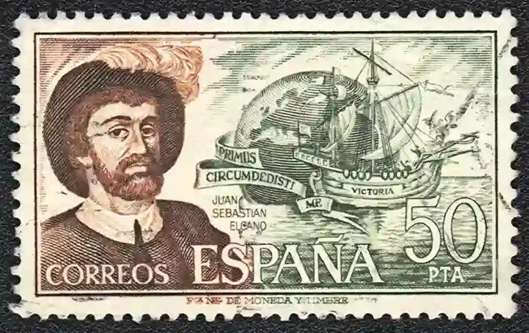 Elcano'nun hatıra pulu