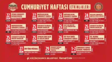 Küçükçekmece 29 Ekim Cumhuriyet KutlamalarIna Hazır