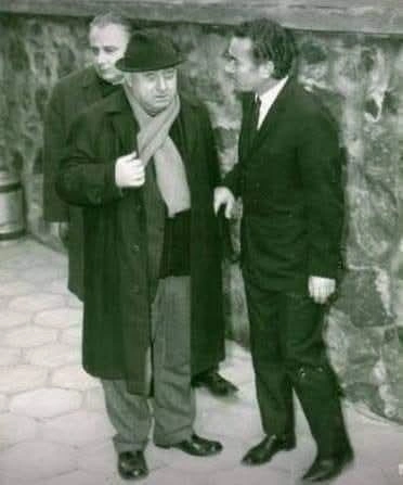 Fotoğraf; Fazıl Hüsnü Dağlarca, Oktay Akbal, Sabahattin Batur.