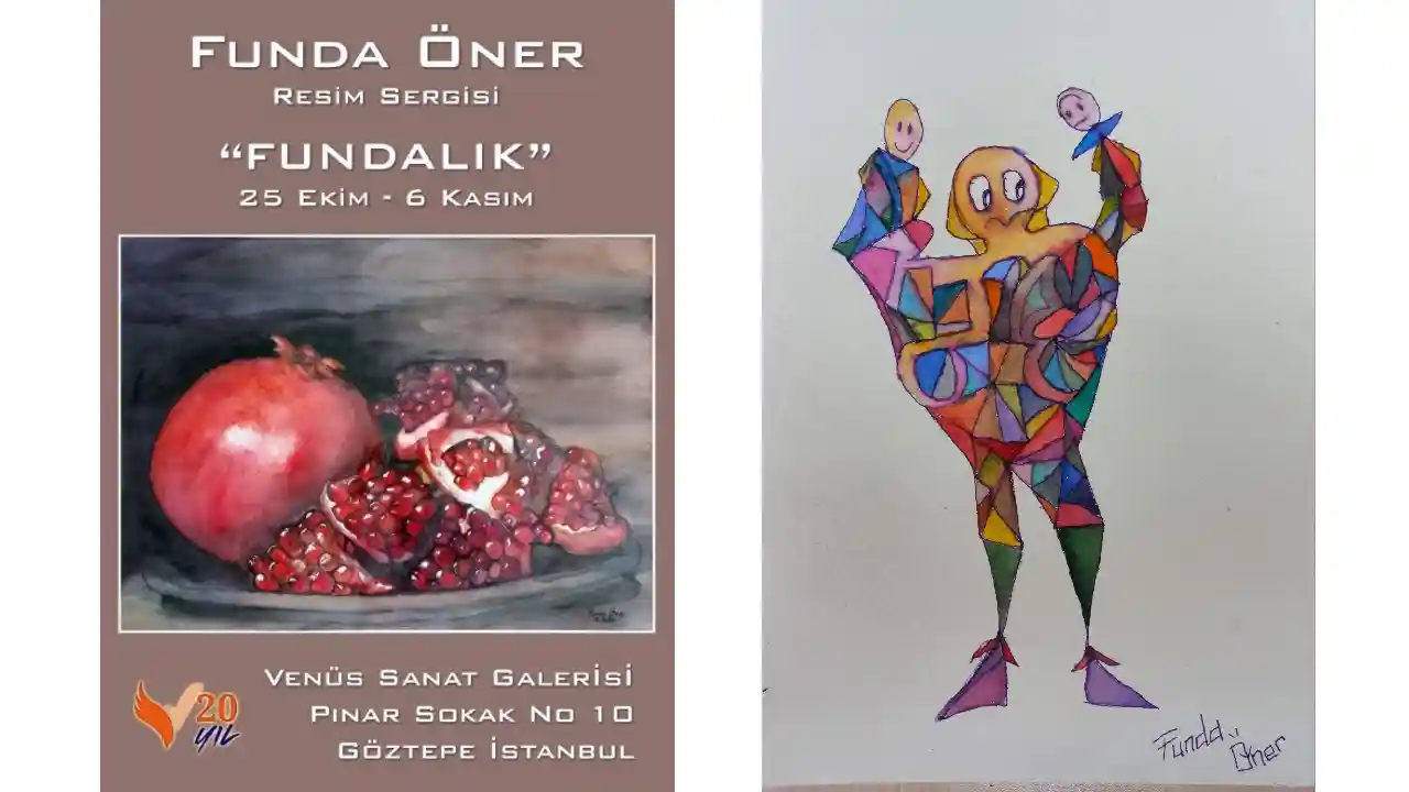 Funda Öner Resim Sergisi “Fundalık” Venüs Sanat Galerisi’nde