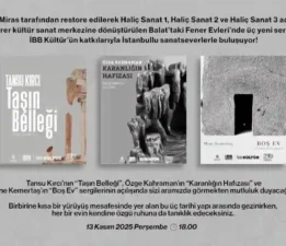 Haliç Sanat’ta 3 sergi