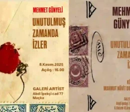 Mehmet Günyeli’nin “Unutulmuş Zamanda İzler” sergisi Galeri Artist’te