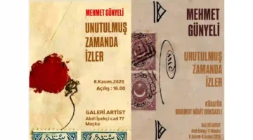 Mehmet Günyeli’nin “Unutulmuş Zamanda İzler” sergisi Galeri Artist’te