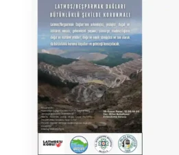 Beşparmak Dağları’nı Koruyalım