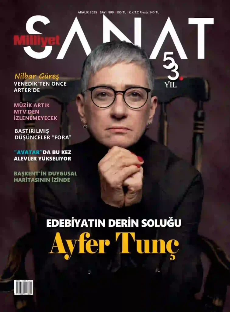 Milliyet Sanat Aralik 2025 - Kapak