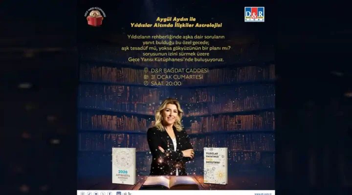 Aygül Aydın Gece Yarısı Kütüphanesi’nin konuğu olacak!