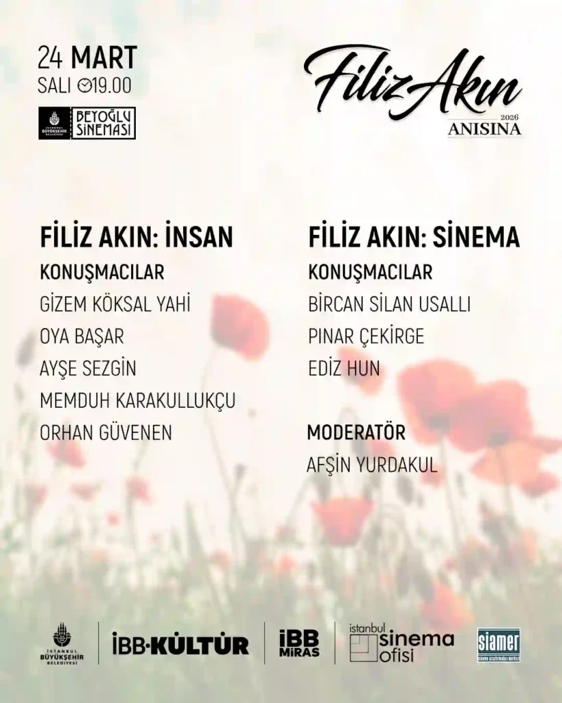 Beyoglu Sinemasi 24 Mart 2026 Filiz Akin Anma Etkinligi (2)