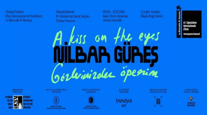61. Venedik Sanat Bienali Türkiye Pavyonu  Nilbar Güreş’in Gözlerinizden Öperim Sergisini Ağırlayacak