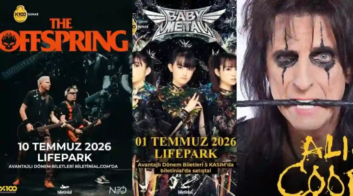 Rock ve Metalin Efsaneleri  2026 Yazında   LifePark’ta!