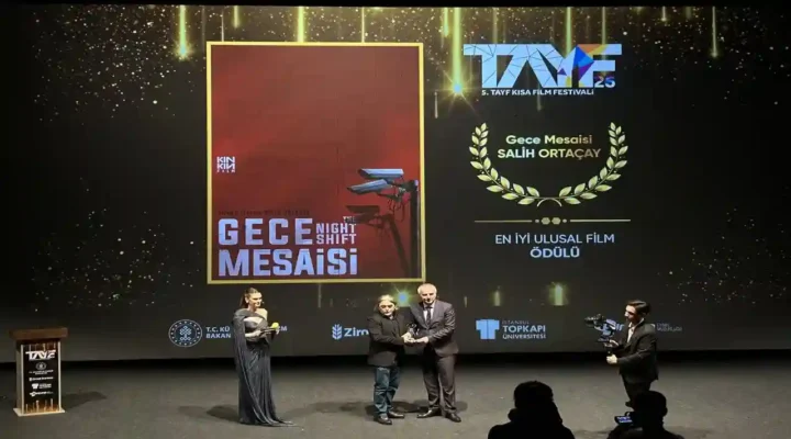 5. TAYF Kısa Film Festivali ödül töreni yapıldı