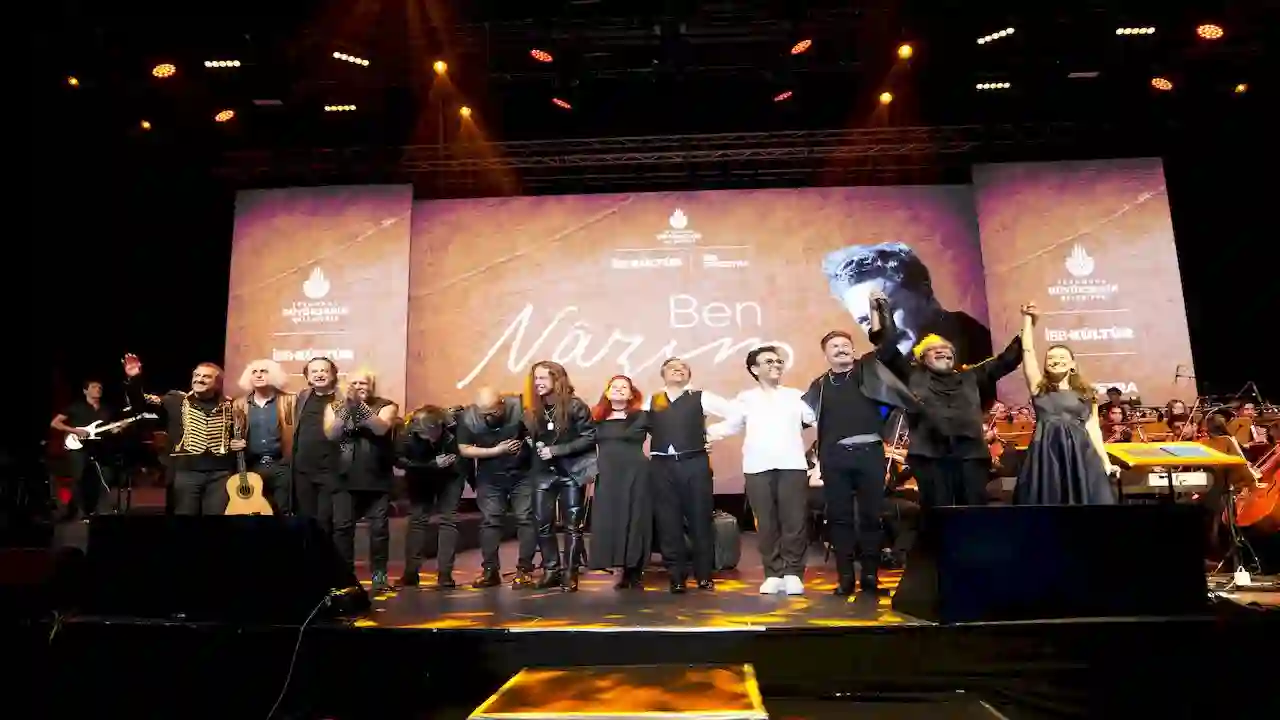 Nâzım Harbiye’de anıldı!