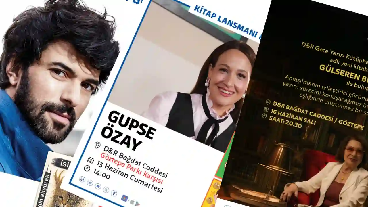 Çok satan yazarlar D&R Bağdat Caddesi’nde!