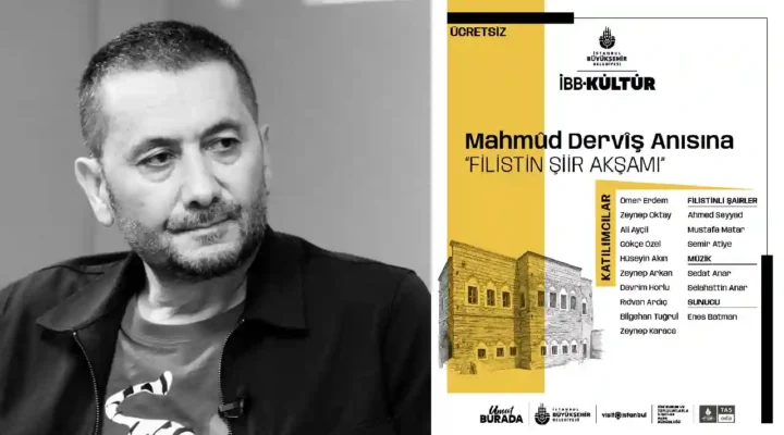 İstanbul’da Mahmud Derviş Anısına Filistin Şiir Akşamı
