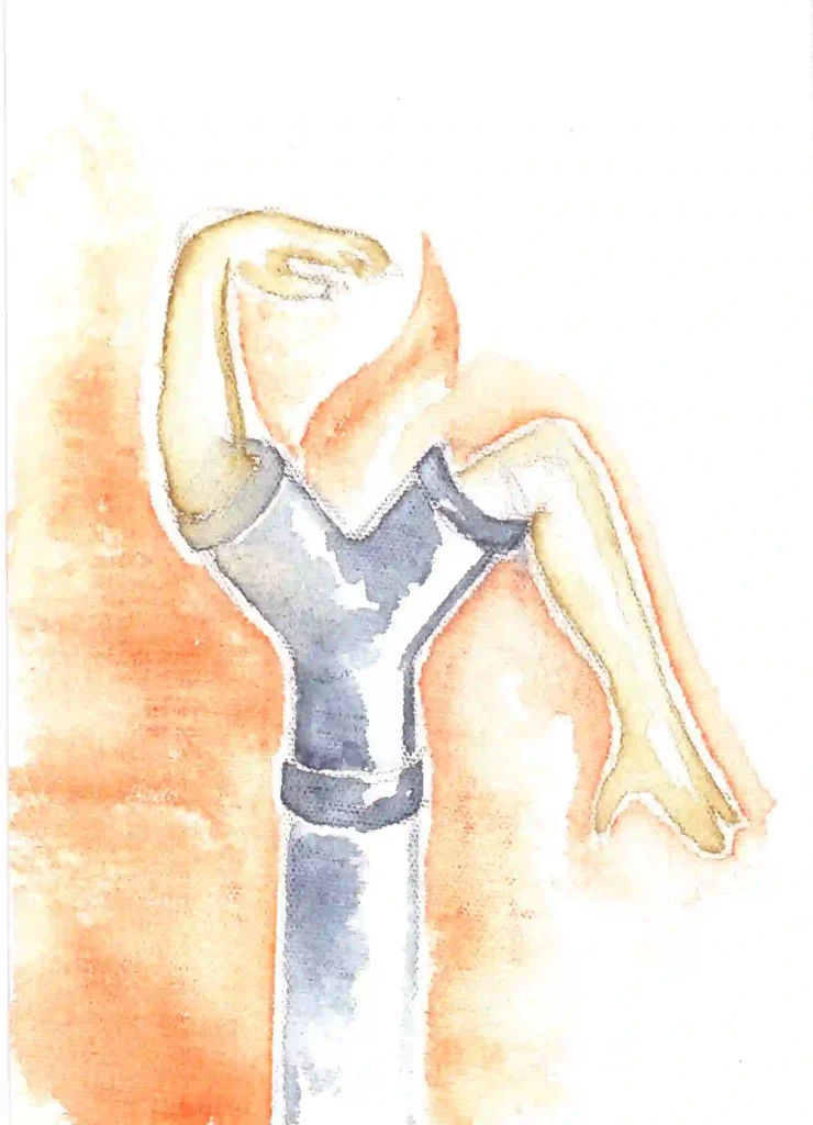 Siyam Baglantisi, 2026 (tuval üzeri suluboya, 14.8x21cm)