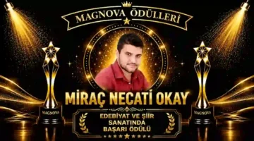 Miraç Necati Okay’a “Edebiyat ve Şiir Sanatında Başarı Ödülü”