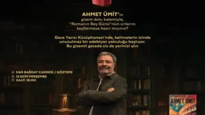 D&R, Gece Yarısı Kütüphanesi serisi kapsamında polisiye yazarı Ahmet Ümit’i