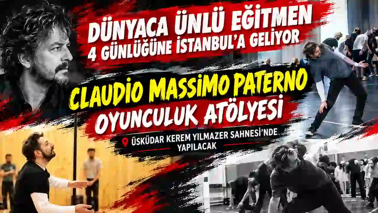 İstanbul Büyükşehir Belediyesi Şehir Tiyatroları, dünyaca ünlü eğitmen Claudio Massimo