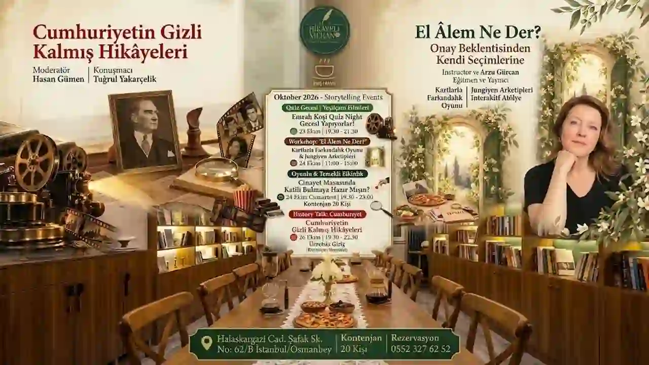 Osmanbey’deki Hikâyeli Mekân 7, Cumhuriyet’in 103. yılına özel 26 Ekim’de