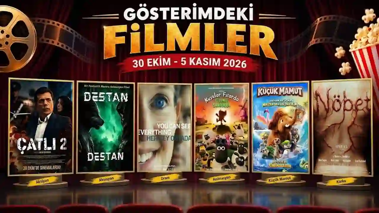 30 Ekim 2026’da dram, korku, animasyon, macera ve belgesel türlerinde