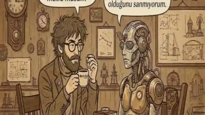 Bu metin, insanların günlük hayatlarında iki uç nokta arasında sıkışmış