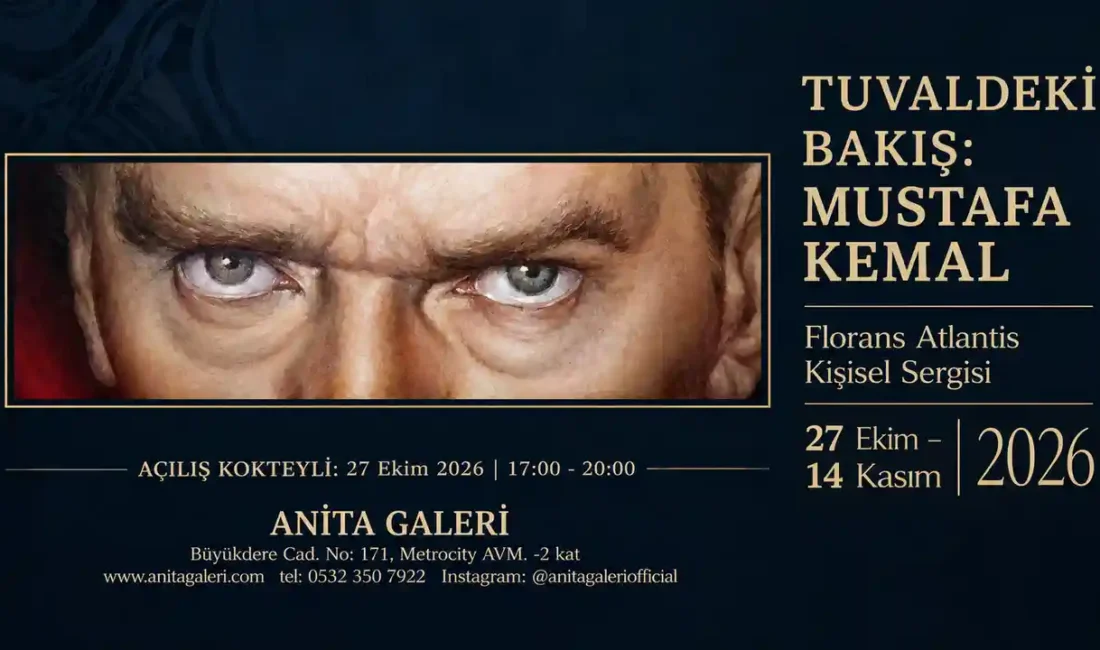Florans Atlantis’in Atatürk portrelerini bir araya getiren “Tuvaldeki Bakış: Mustafa