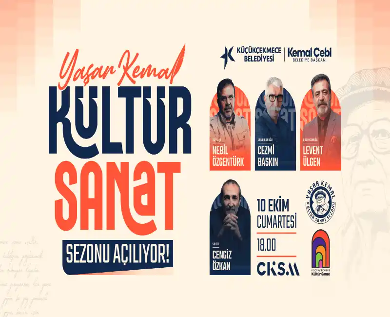 Küçükçekmece Belediyesi, 2026-2027 Kültür Sanat Sezonu’nu Yaşar Kemal’in adıyla açıyor