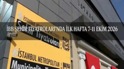 İstanbul Büyükşehir Belediyesi Şehir Tiyatroları, 2026-2027 sezonunun ilk haftasında 8
